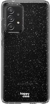 HappyCase Hoesje Flexibel TPU Glitter Geschikt voor Samsung Galaxy A52 / A52S