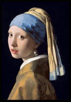 Meisje met de Parel (Johannes Vermeer) poster - A4