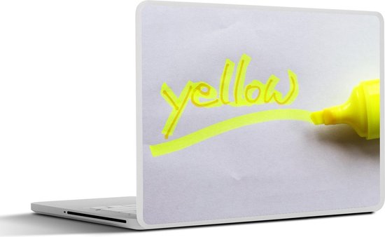 Sticker pour ordinateur portable - 10,1 pouces - naam marqué jaune jaune |  bol.com