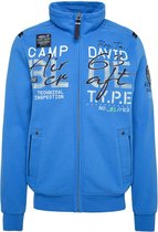Camp David ® sweatjack met logo-artwork en tapes