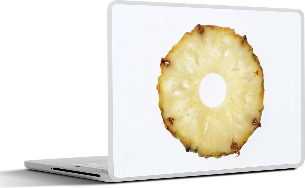 Afbeelding van product SleevesAndCases  Laptop sticker - 12.3 inch - Ananas - Fruit - Wit