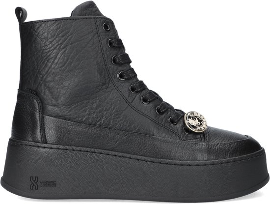 Zwarte hoge sneakers - Heren | MANFIELD