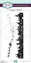 Creative Expressions Cling stamp - Kerst - Slee - 11cm x 22cm - Rubber