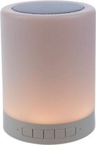 bluetooth speaker moodlight 12,7 cm wit