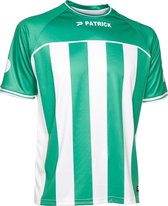 Patrick Coruna Shirt Korte Mouw Heren - Groen / Wit | Maat: S
