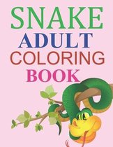 Snake Adult Coloring Book