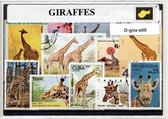 Giraffen – Luxe postzegel pakket (A6 formaat) - collectie van verschillende postzegels van giraffen – kan als ansichtkaart in een A6 envelop. Authentiek cadeau - kado - kaart - zoogdier - safari - afrika - nek - langnek - hoefdier - Giraffidae