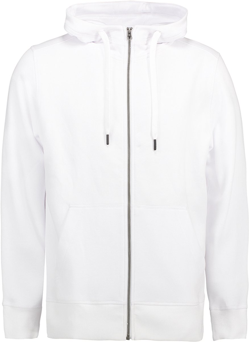 ID Hoodie Core Vest met Rits Heren Wit - Maat L