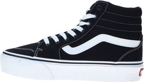 Vans Filmore Hi Platform dames sneaker - Zwart multi - Maat 37 | bol.com