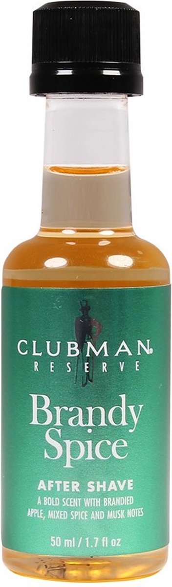 Clubman Brandy Spice After Shave Lotion 50ml - Kalmeert de huid - Geneest wondjes - Kruidige geur
