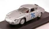 De 1:43 Diecast Modelcar van de Porsche 1600GS Abarth #76 van de Targa Florio van 1963. De rijders waren A. Pucci en P.E. Strahle. De fabrikant van het schaalmodel is Best Model. Dit model is alleen online verkrijgbaar
