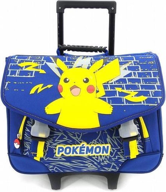 Pokémon Pikachu boekentas trolley 41 cm | bol