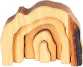 5 delige houten kerststal (Gluckskafer)