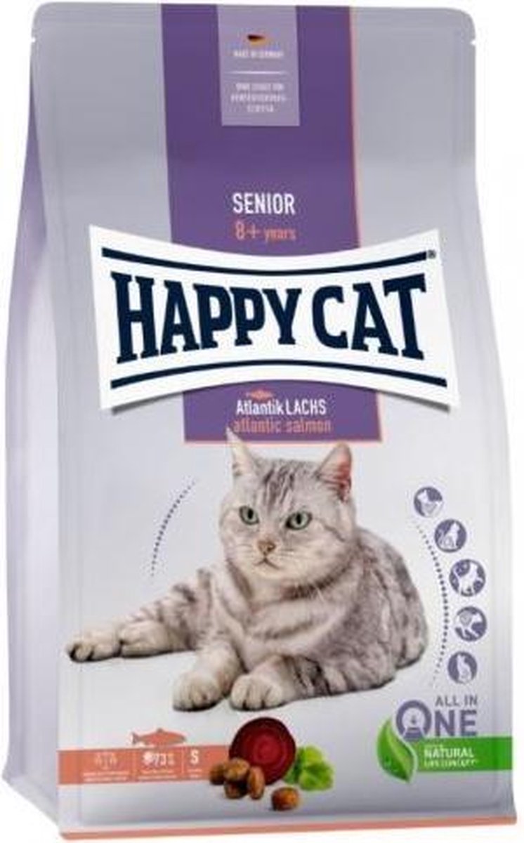 Happy Cat Kattenvoer Atlantik-Lachs Zalm Atlantische Zalm  | 300