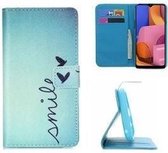 Samsung A20s Hoesje Wallet Case Smile