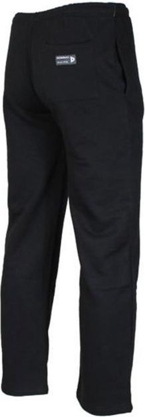Zwarte Donnay joggingbroek, achterkant met een label.