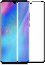 Huawei Y7 2019 - Full Cover Screenprotector - Gehard Glas - Zwart