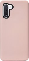 - ADEL Premium Siliconen Back Cover Softcase Hoesje Geschikt voor Samsung Galaxy Note 10 Plus - Lichtroze
