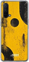 6F hoesje - geschikt voor OnePlus Nord CE 5G -  Transparant TPU Case - Black And Yellow #ffffff