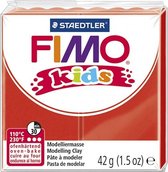 Fimo Kids boetseerklei 42 gram rood