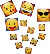 Set van 65 emoticons koelkastmagneten