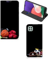 Bookcover Ontwerpen Geschikt voor Samsung Galaxy A22 5G Smart Cover Voetbal, Tennis, Boxing…