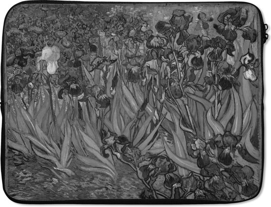 Housse ordinateur 15 pouces 38x29 cm - Vincent van Gogh - Housse Macbook & Laptop Iris - Peinture de Vincent van Gogh - Housse ordinateur portable avec photo