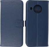 Nokia X10 & Nokia X20 Hoesje - Book Case Telefoonhoesje - Kaarthouder Portemonnee Hoesje - Wallet Case - Navy