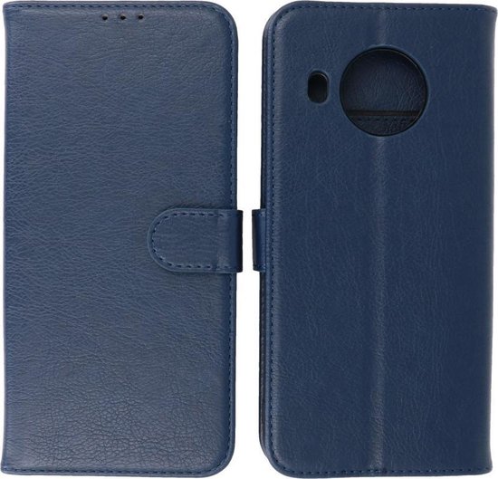 Hoesje Geschikt voor Nokia X10 / X20 - Book Case Telefoonhoesje - Kaarthouder Portemonnee Hoesje - Wallet Cases - Navy