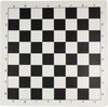 Afbeelding van het spelletje Schaakbord - Zinaps Schaken Game Rolling Chess Board XQP-01 (zwart en wit, 35 x 35 cm)- (WK 02127)