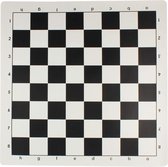 Schaakbord - Zinaps Schaken Game Rolling Chess Board XQP-01 (zwart en wit, 50 x 50 cm)- (WK 02127)