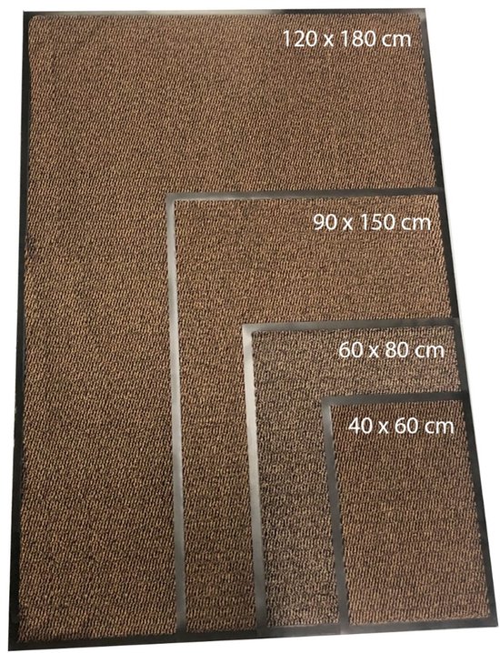 Paillasson Lupo-90 x 150 cm-Anthracite