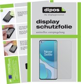 dipos I 2x Beschermfolie mat compatibel met OnePlus 8T Folie screen-protector (expres kleiner dan het glas omdat het gebogen is)