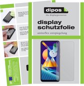 dipos I 2x Beschermfolie mat compatibel met Samsung Galaxy M11 Folie screen-protector (expres kleiner dan het glas omdat het gebogen is)