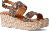Jana Dames Sandaaltje 8-8-28230-36 950 metallic G-breedte Maat: 36 EU
