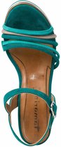 Tamaris Dames Sandaaltje 1-1-28333-26 792 groen Maat: 38 EU