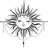 The Crafter's Workshop Stencil - 15,2x15,2cm - Celestial Sun