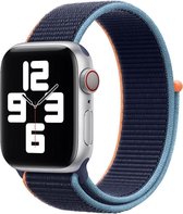 Nylon sport loop band - diepzee - Geschikt voor Apple Watch