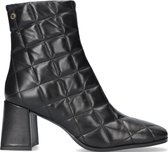 Notre-V 51551 Enkellaarsjes - Enkelboots met rits - Dames - Zwart - Maat 37