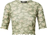 Fashion Union shirt drew Olijfgroen-12 (L)