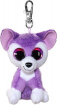sleutelhanger Lumo wolf Susi paars 8,5 cm