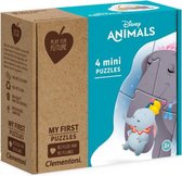mini-legpuzzels Animals junior karton 4-delig