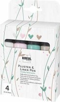 Kreul Puffy paint set chalky moments 4 x 29 ml