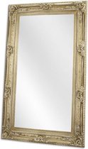 Spiegel - Zilveren spiegel - Groot, Zilver - 219 cm hoog