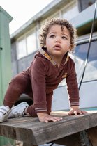 Quapi baby jongens hoodie Liano Chestnut