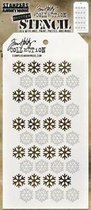 Tim Holtz shifter layering stencil nr. 135 snowflake
