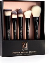 SOSU by SJ - The Face Collection Premium 5 Piece Brush Set