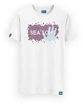 SEA'SONS - T-Shirt unisex - Kleurveranderend - Paars-Blauw - Maat S