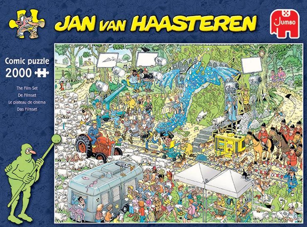 Jan van Haasteren - De Filmset - 2000 stukjes puzzel — afbeelding 4