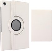 Tablet hoes geschikt voor Lenovo Tab M10 Plus (2de generatie) - Draaibare Book Case Cover - 10.3 inch (TB-X606) - Wit